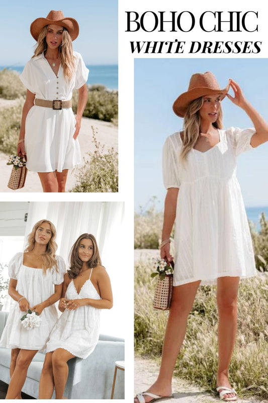 The Ultimate Guide to Boho Chic White Dresses - Magnolia Boutique