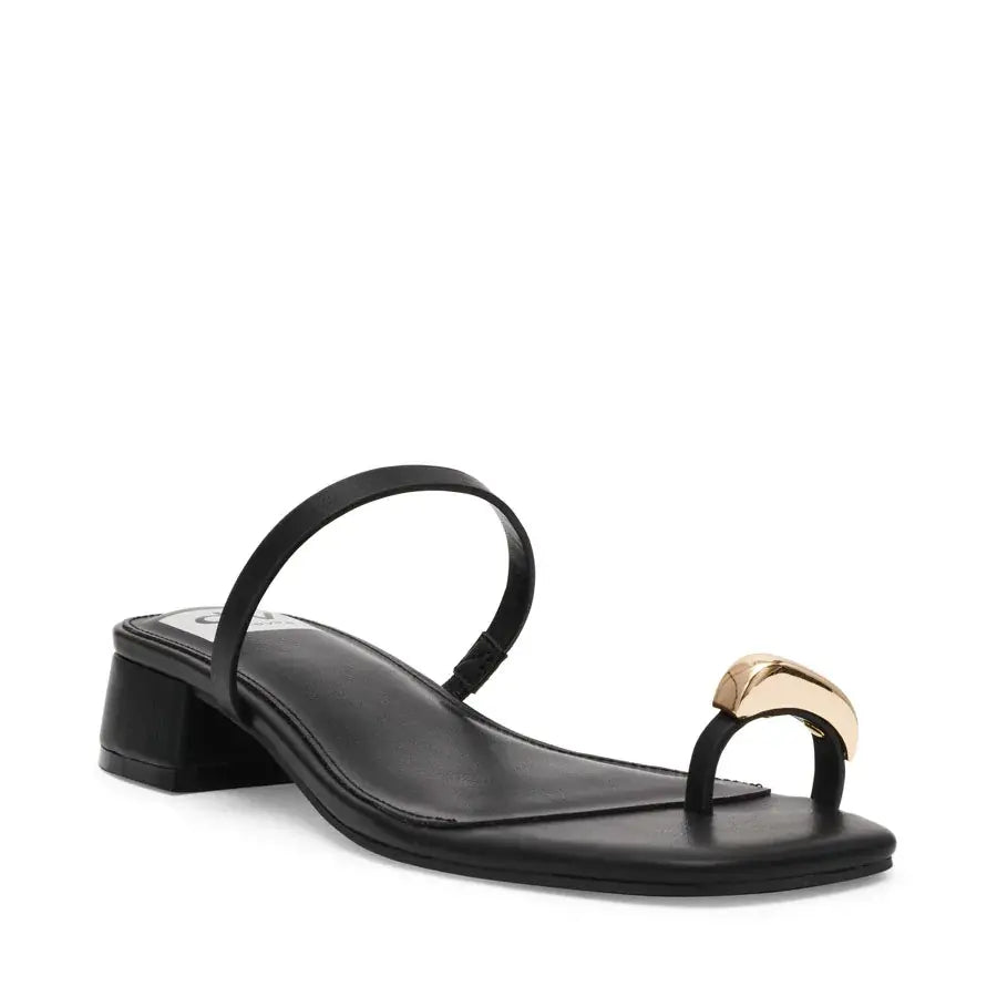 Narra Black Strappy Block Heel Sandals - Magnolia Boutique