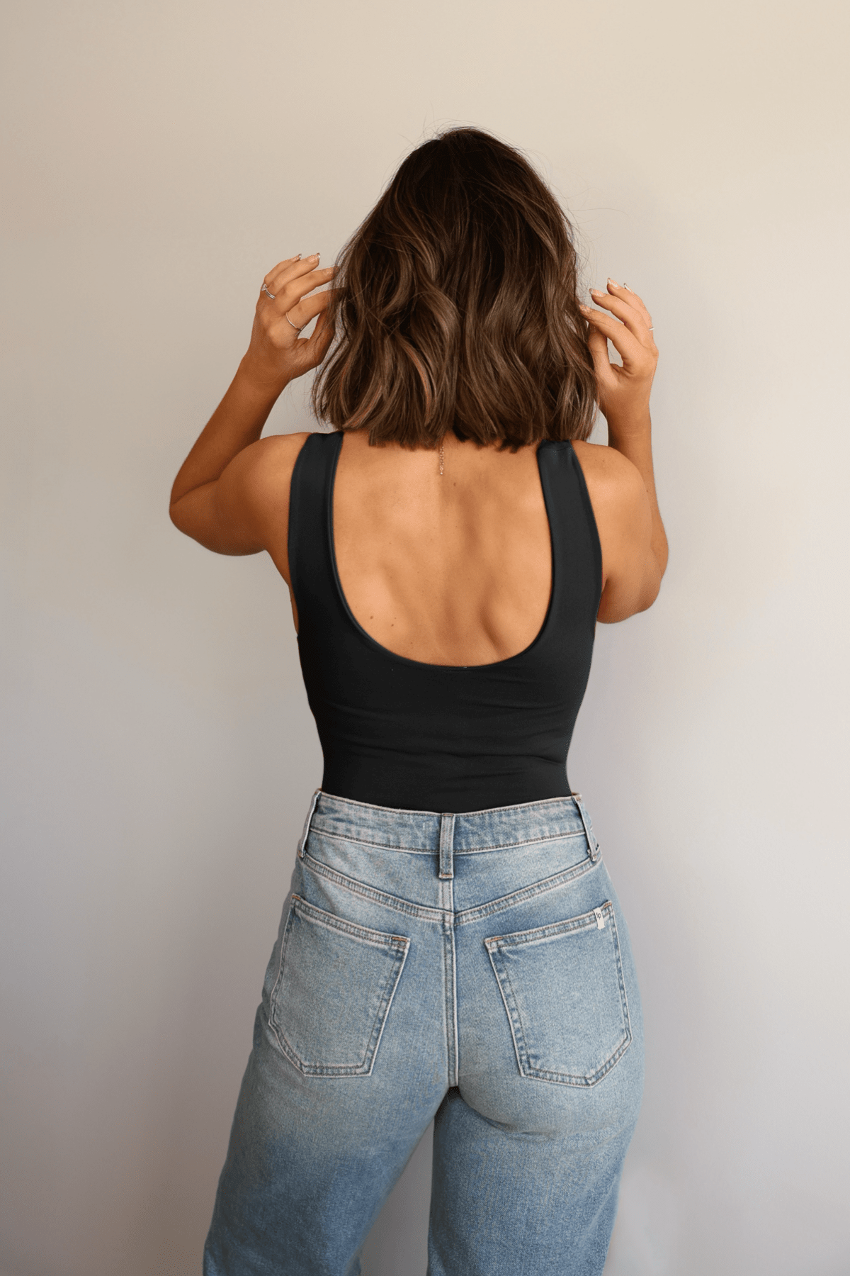 Perfect Seamless Double Layered Bodysuit - Black - Magnolia Boutique