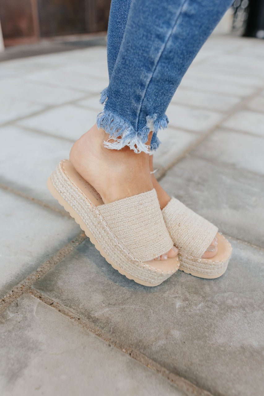 Coconuts by Matisse Del Mar Espadrille Slides Natural Magnolia Boutique