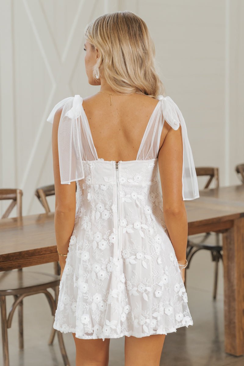 Floral Lace Embroidered Mini Dress | Pre Order - Magnolia Boutique