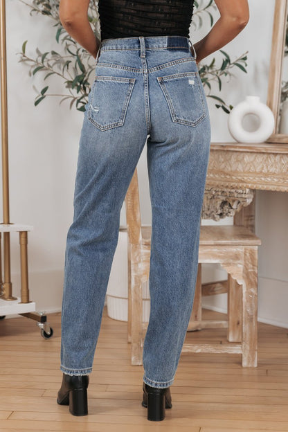 Medium Wash Vintage Boyfriend Jeans - Magnolia Boutique