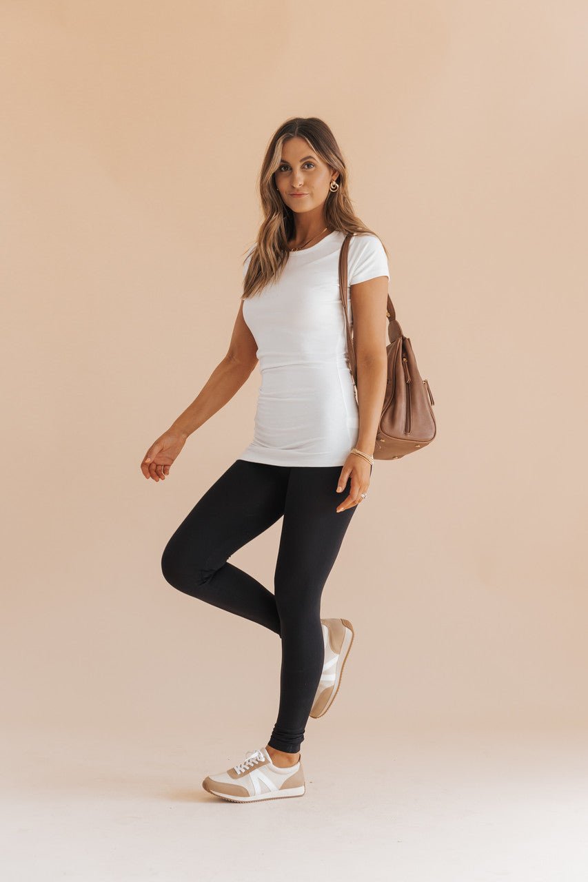 The Weekender Short Sleeve Tee - Ivory - FINAL SALE - Magnolia Boutique