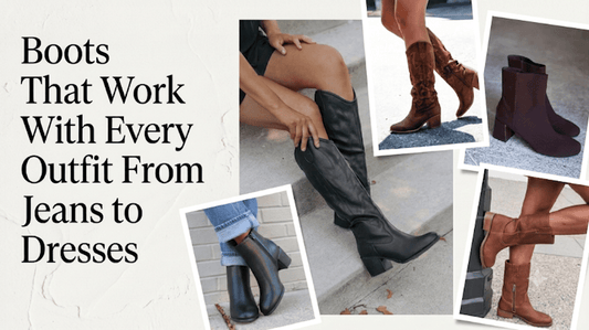 Women's boots styled with jeans and dresses for versatile everyday outfits | Magnolia Boutique