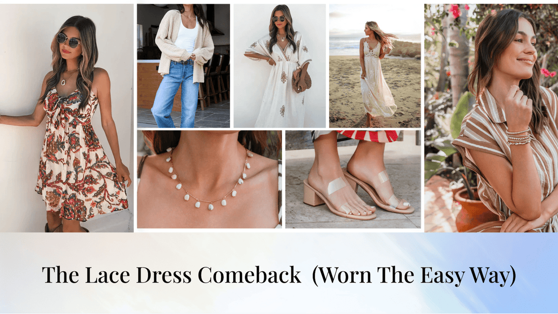 The Lace Dress Comeback (Worn the Easy Way)