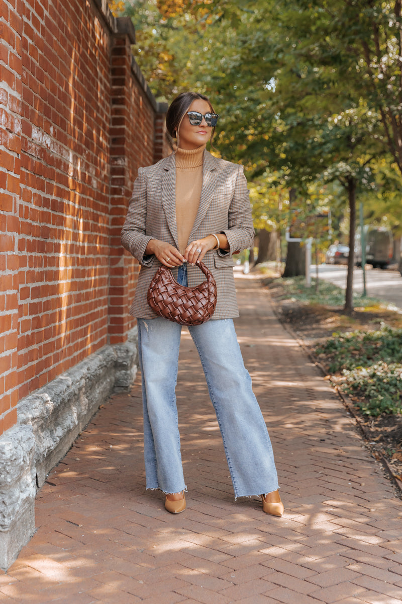 Boss Babe Oversized Plaid Blazer