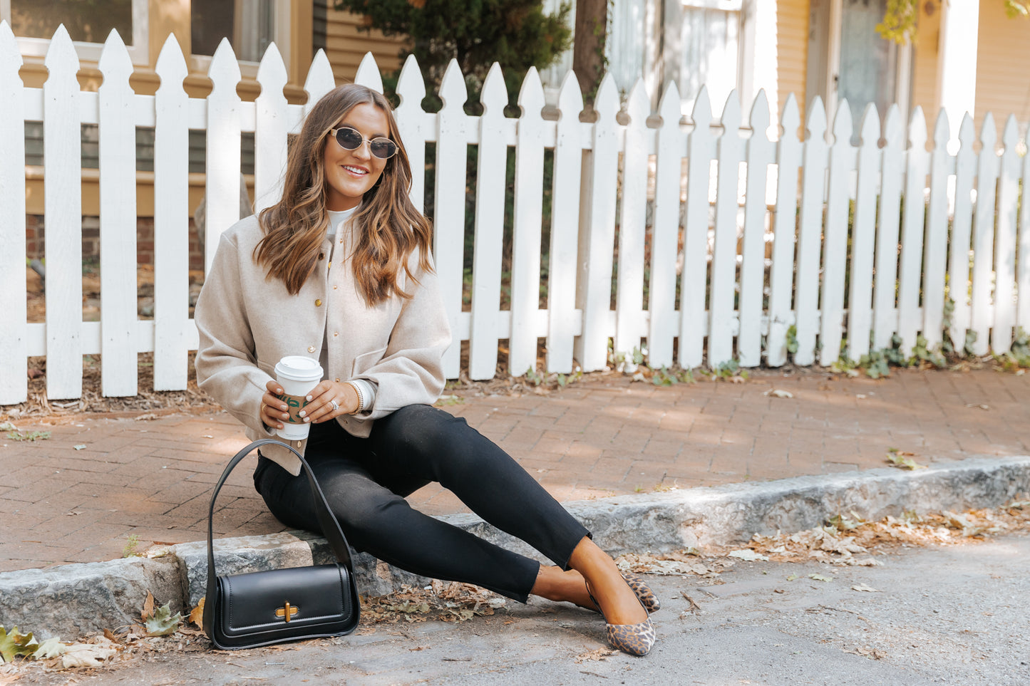 Effortless Beige Bomber Jacket