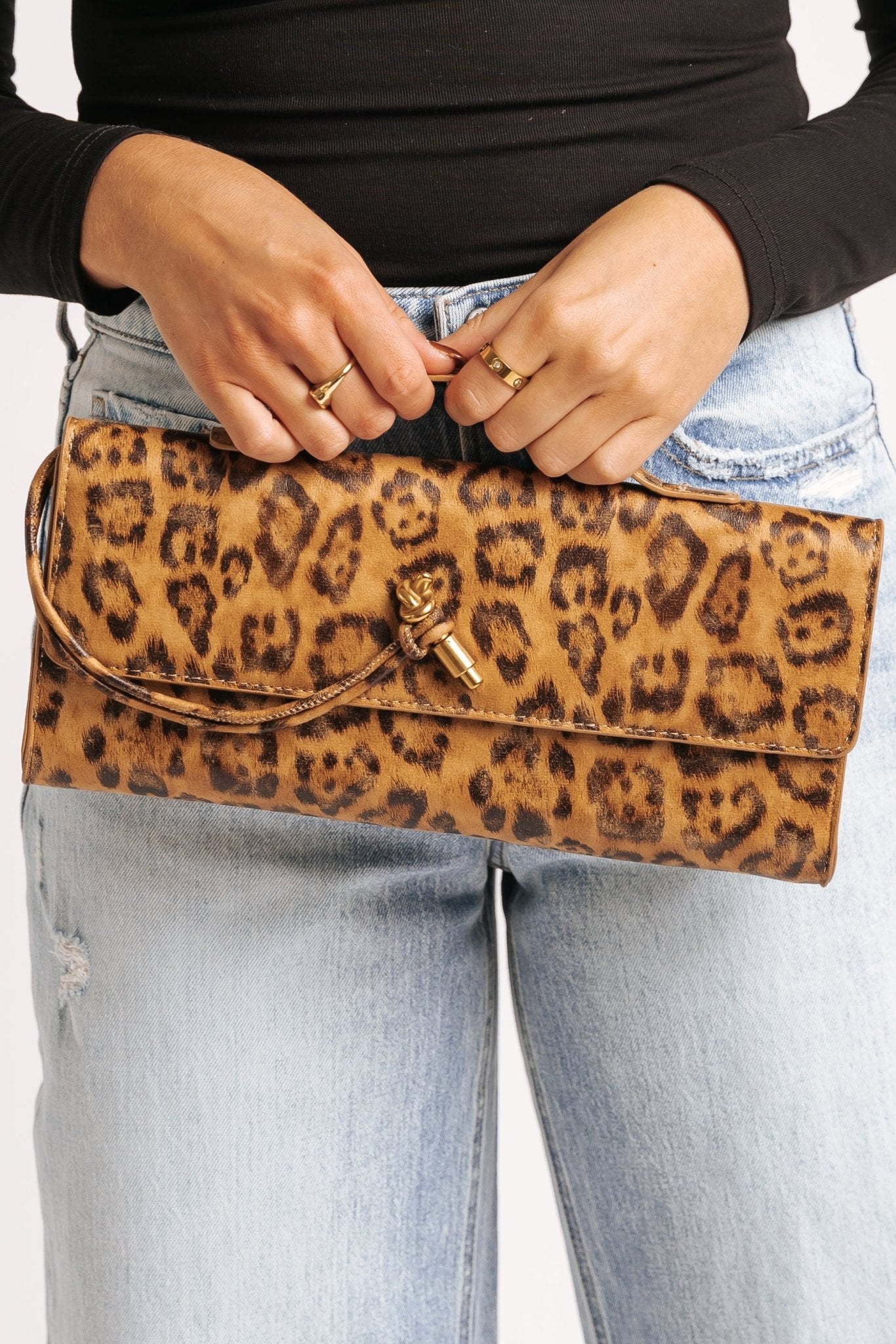 ADA Leopard Print Vegan Leather Crossbody Bag - Magnolia Boutique