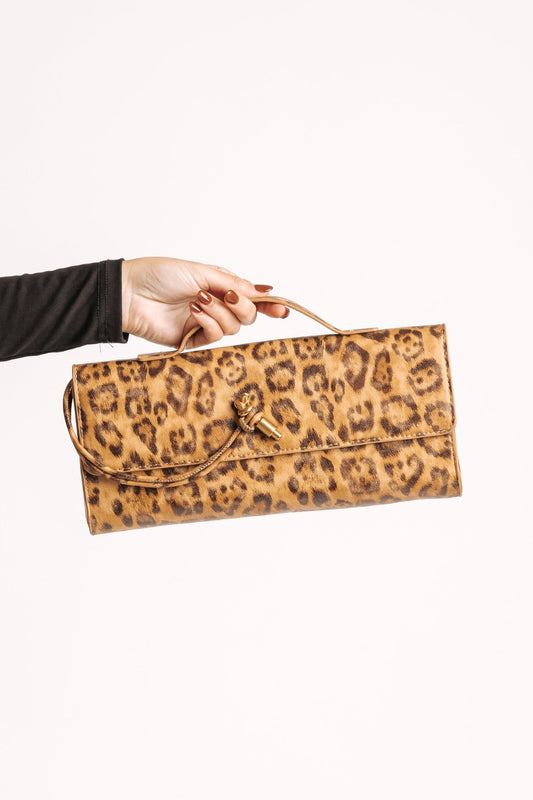 ADA Leopard Print Vegan Leather Crossbody Bag - Magnolia Boutique