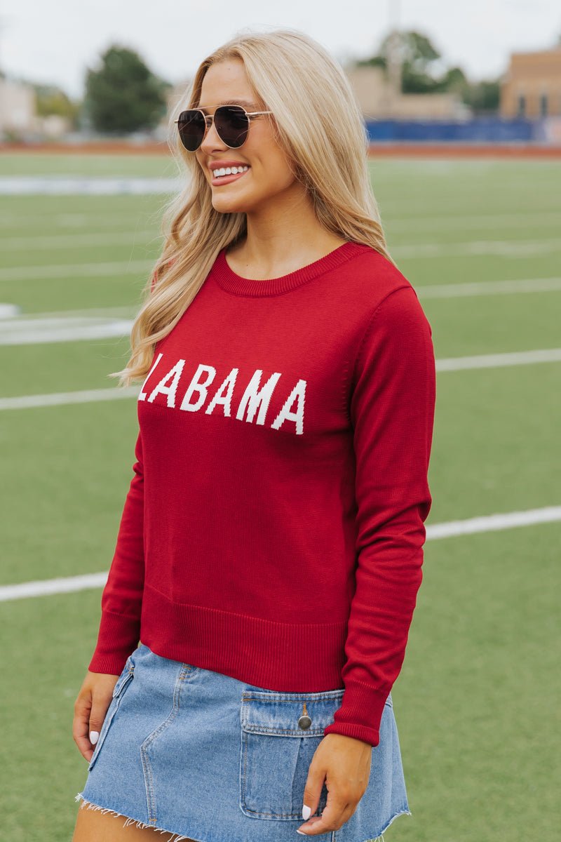 Alabama Game Day Crew Neck Sweater - Magnolia Boutique