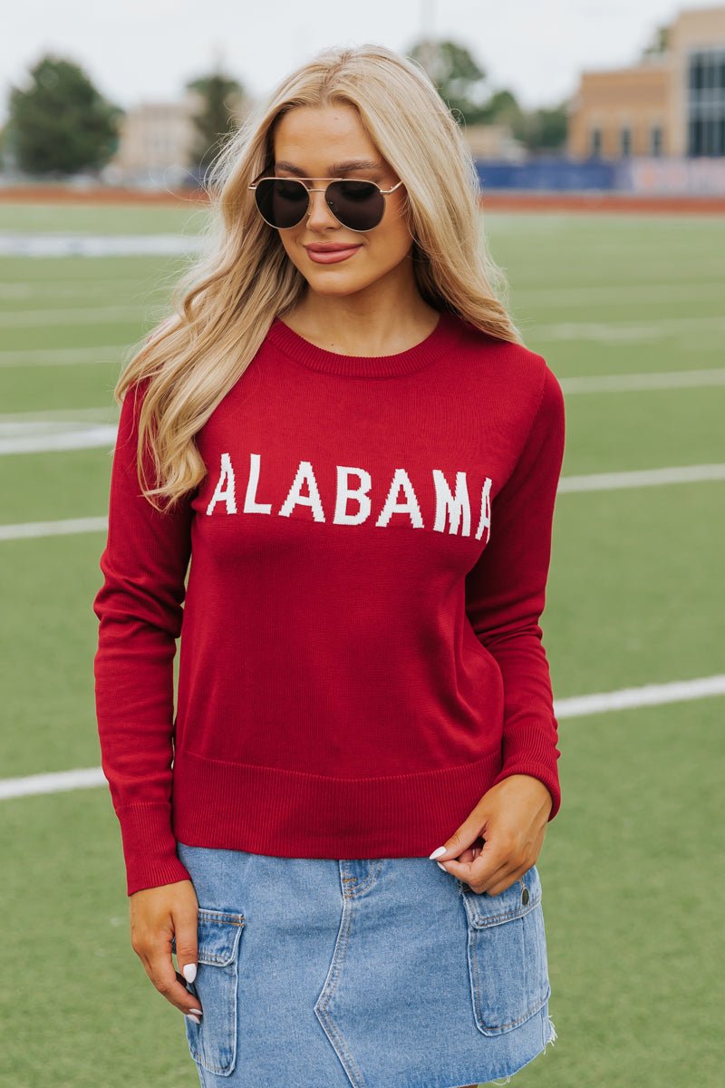 Alabama Game Day Crew Neck Sweater - Magnolia Boutique