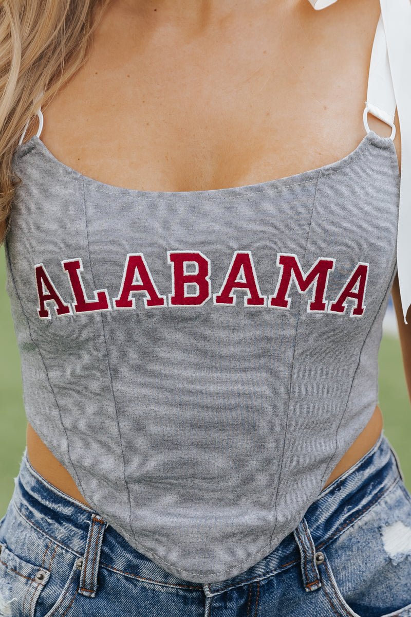 Alabama Sleeveless Satin Bow Top - Magnolia Boutique