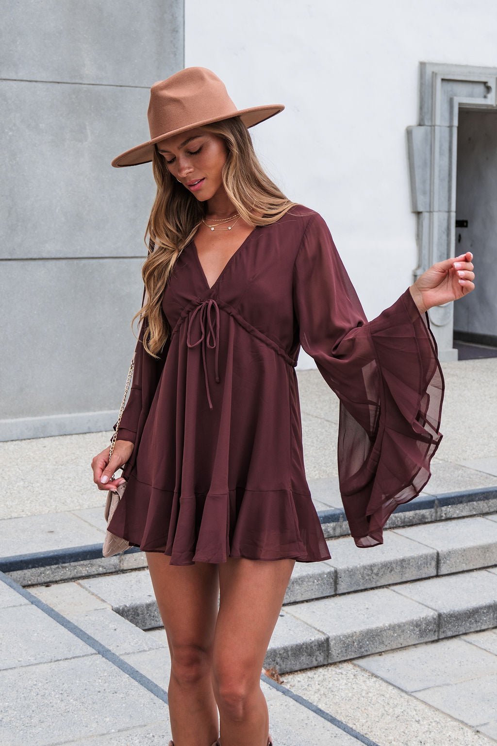 Women's Amara Ruffled Mini Dress