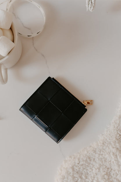 Amelie Black Vegan Leather Wallet - Magnolia Boutique