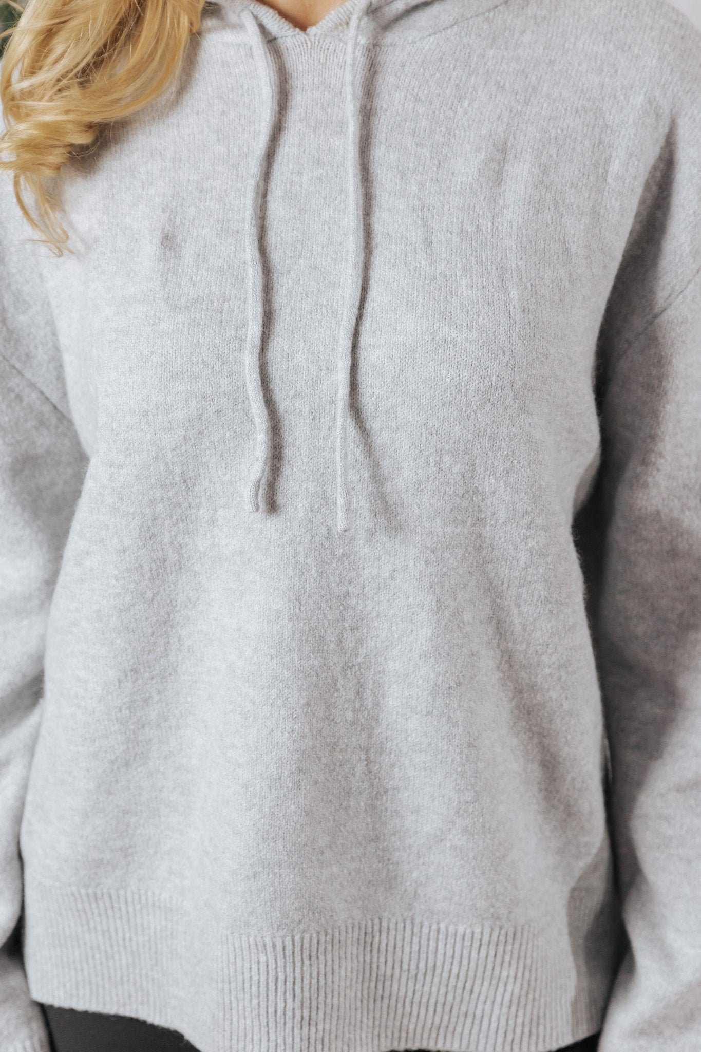 Basic Heather Grey Hooded Sweatshirt - Magnolia Boutique