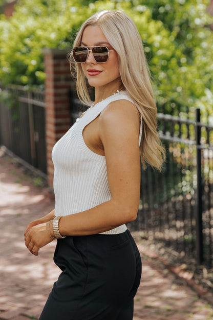 Basic Ribbed Sweater Tank Top | Pre Order - Magnolia Boutique