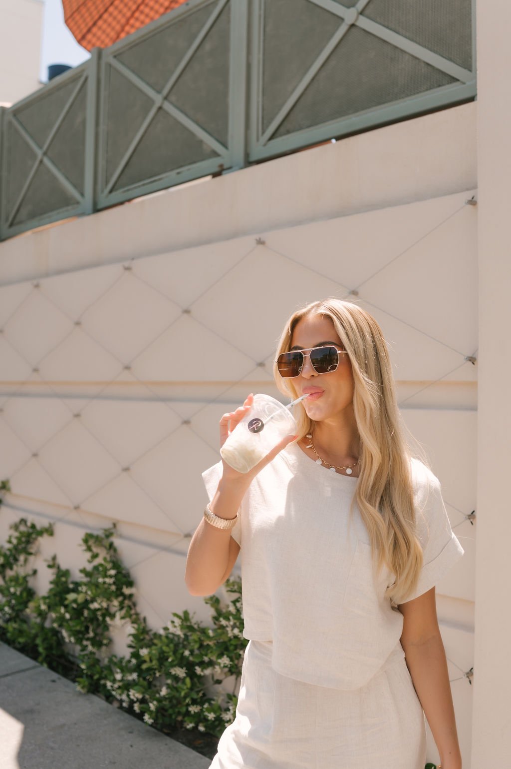 Beach Boardwalk Oatmeal Linen Top - Magnolia Boutique