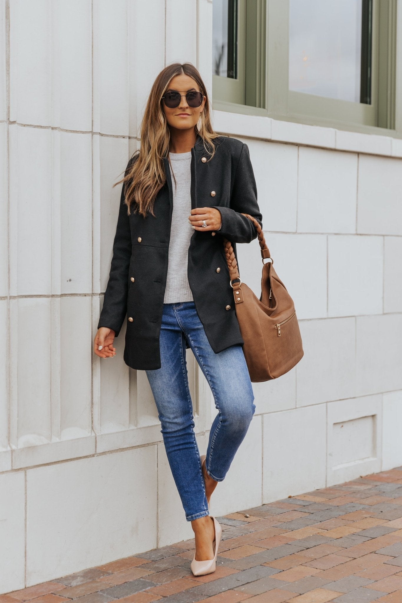 Pea coat and jeans best sale