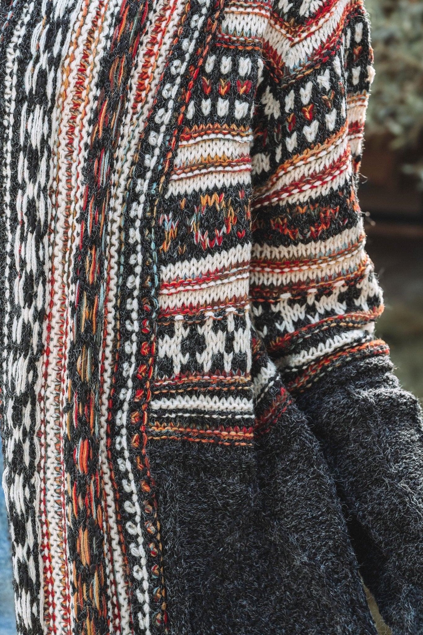 Black Tribal Print Fringe Duster Cardigan - Magnolia Boutique