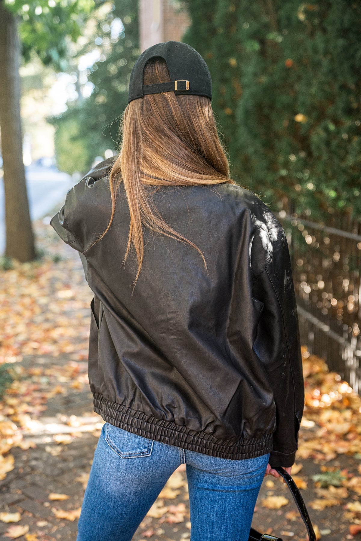 Black Wash Faux Leather Jacket - Magnolia Boutique