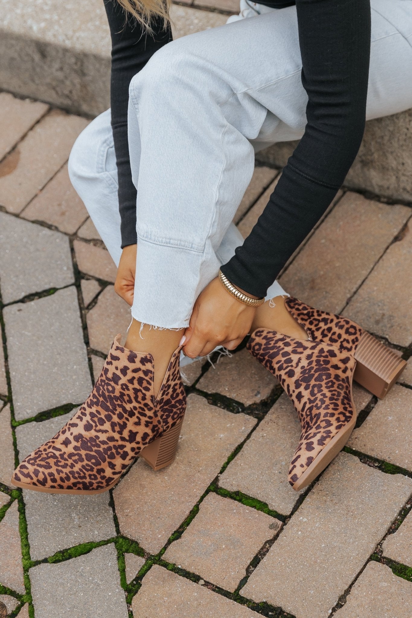 Brown Leopard Heeled Ankle Booties - Magnolia Boutique