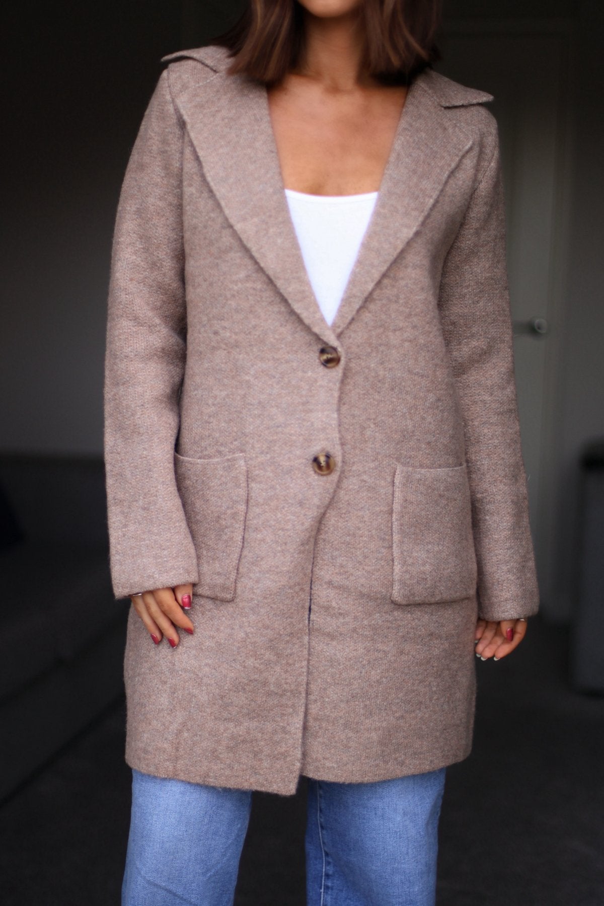 Chunky Mocha Cardigan Coat - Magnolia Boutique