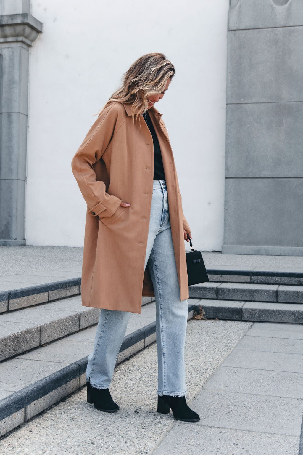 Classic Cocoon Coat - Camel - Magnolia Boutique