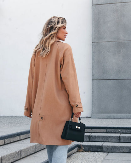 Classic Cocoon Coat - Camel - Magnolia Boutique