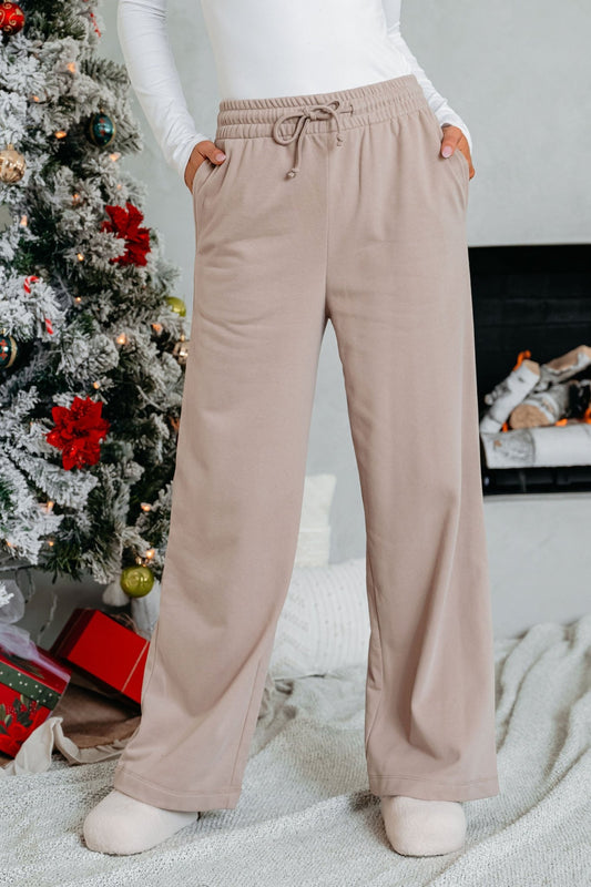 Comfort Lounge Mocha Wide Leg Sweatpants - Magnolia Boutique