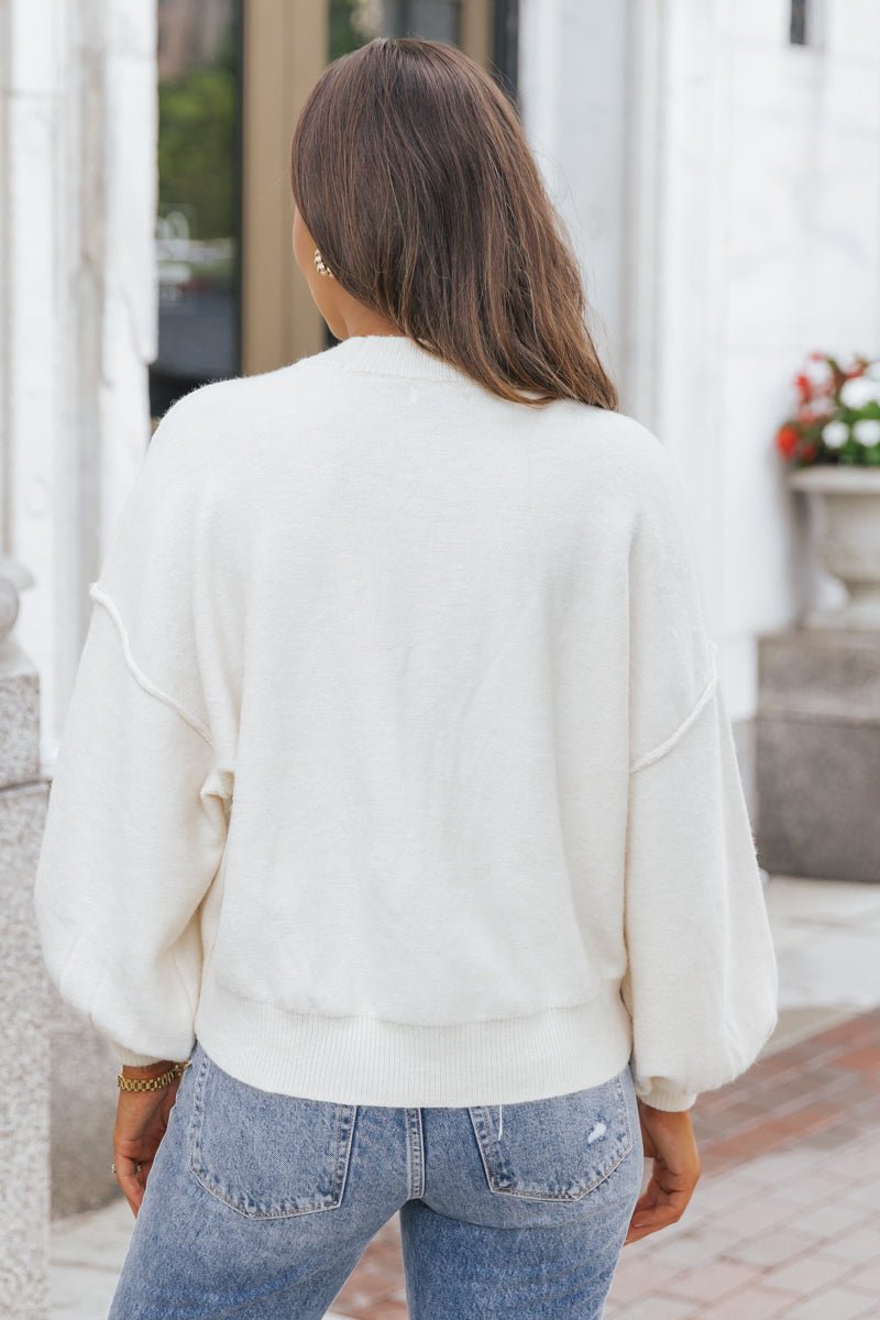 Cozy Long Dolman Sleeve Sweater - Magnolia Boutique