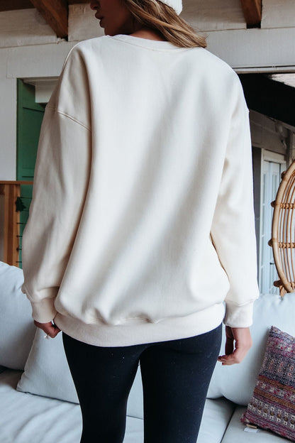 Cream Apres Ski Graphic Sweatshirt - Magnolia Boutique