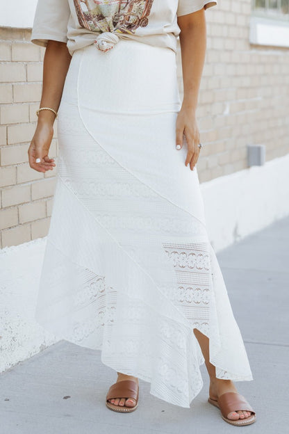 Cream Lace Convertible Skirt Dress - Magnolia Boutique