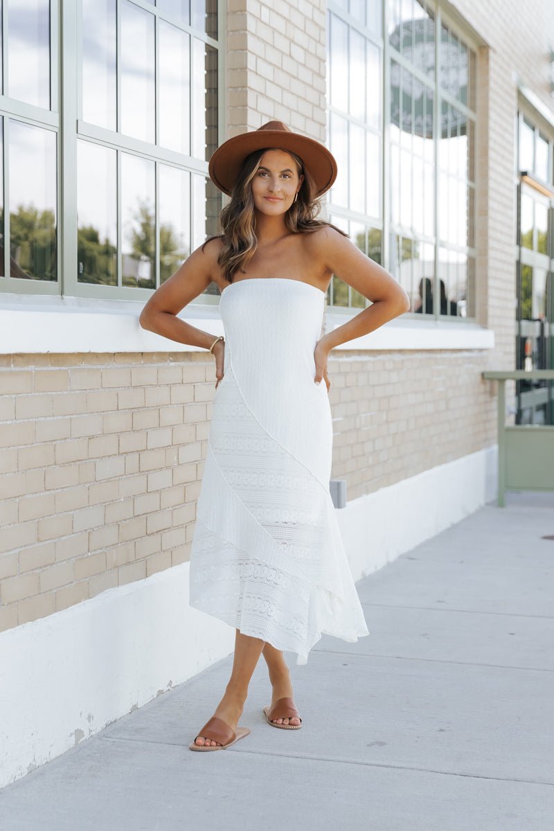 Cream Lace Convertible Skirt Dress - Magnolia Boutique