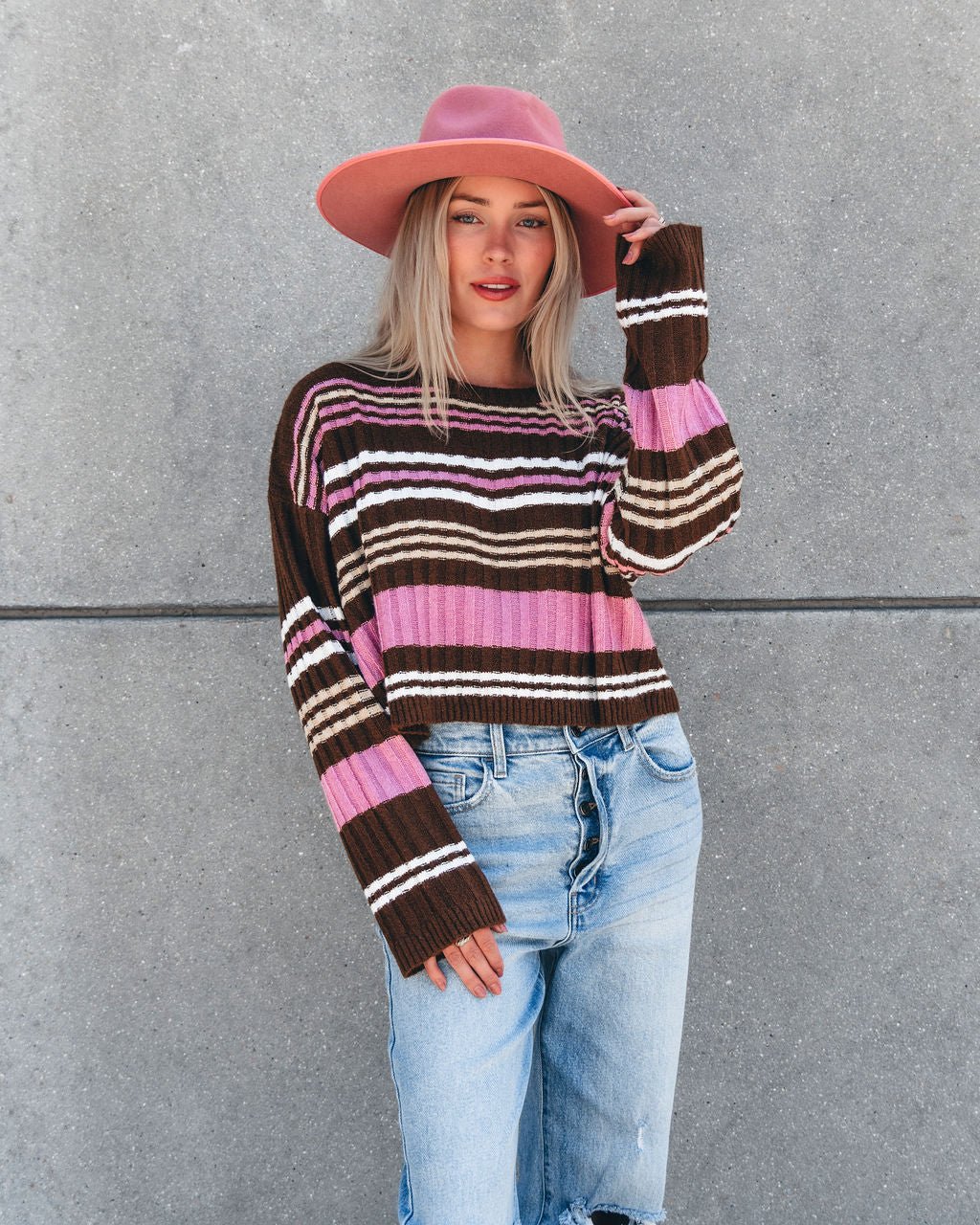 Daniella Multi Striped Sweater - Magnolia Boutique