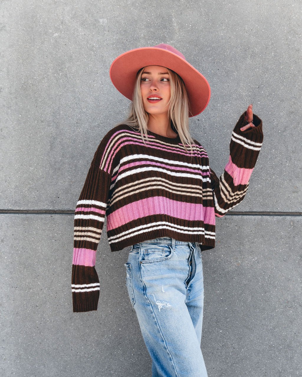 Daniella Multi Striped Sweater - Magnolia Boutique