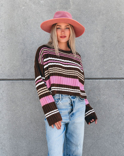 Daniella Multi Striped Sweater - Magnolia Boutique