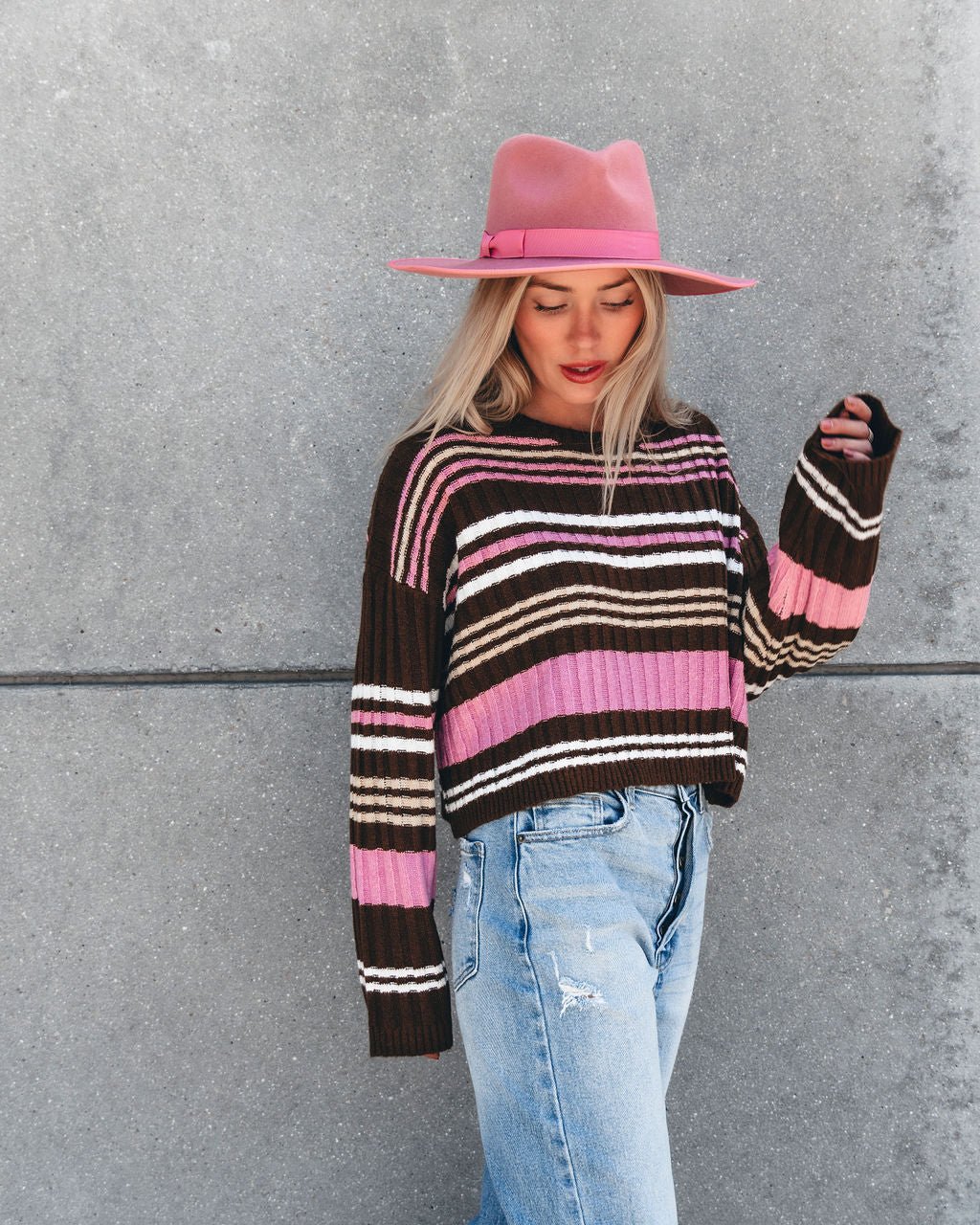 Daniella Multi Striped Sweater - Magnolia Boutique