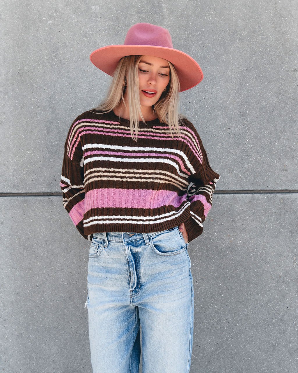 Daniella Multi Striped Sweater - Magnolia Boutique