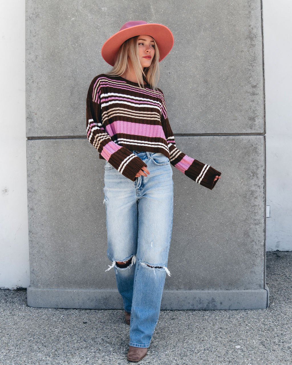 Daniella Multi Striped Sweater - Magnolia Boutique