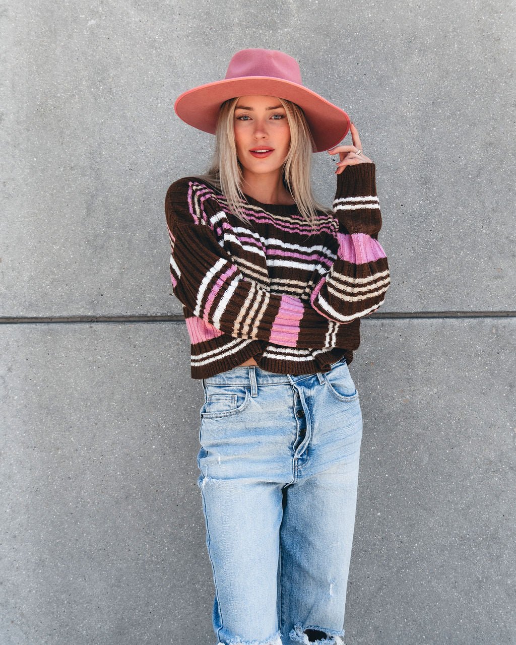 Daniella Multi Striped Sweater - Magnolia Boutique