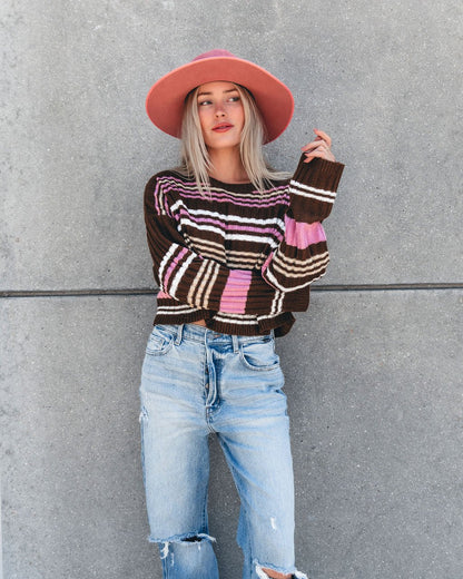 Daniella Multi Striped Sweater - Magnolia Boutique