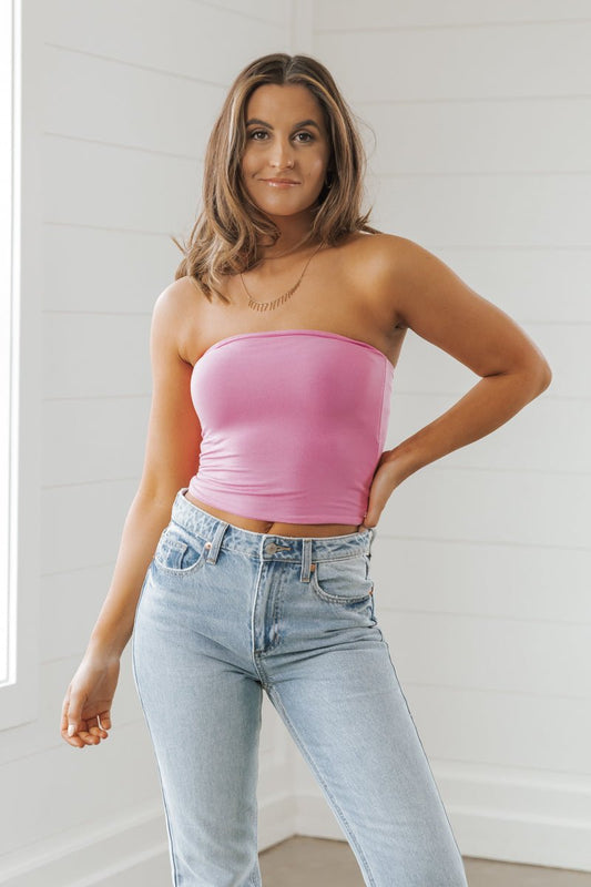 Double Lined Jersey Tube Top - Magnolia Boutique