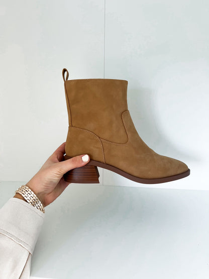 Elena Tan Heeled Booties - DOORBUSTER - Magnolia Boutique