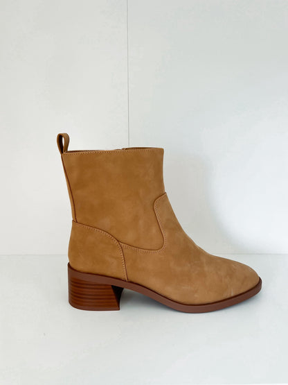 Elena Tan Heeled Booties - DOORBUSTER - Magnolia Boutique