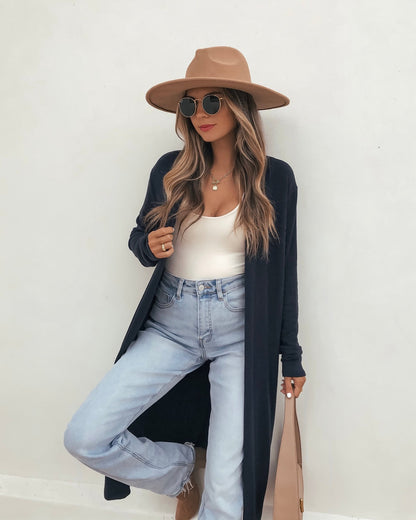 Essential Navy Duster Cardigan | Pre Order - Magnolia Boutique