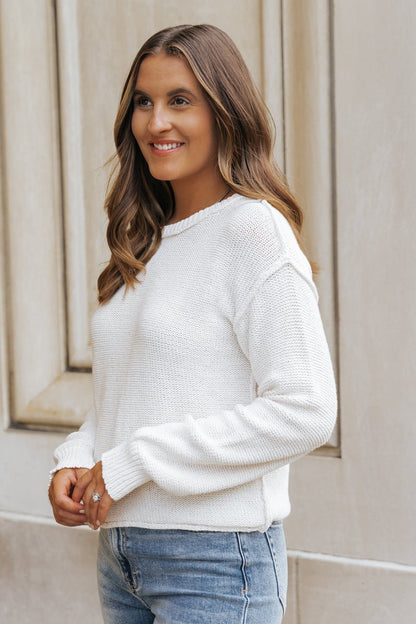 Everyday Fall Pullover Sweater - Ivory - Magnolia Boutique