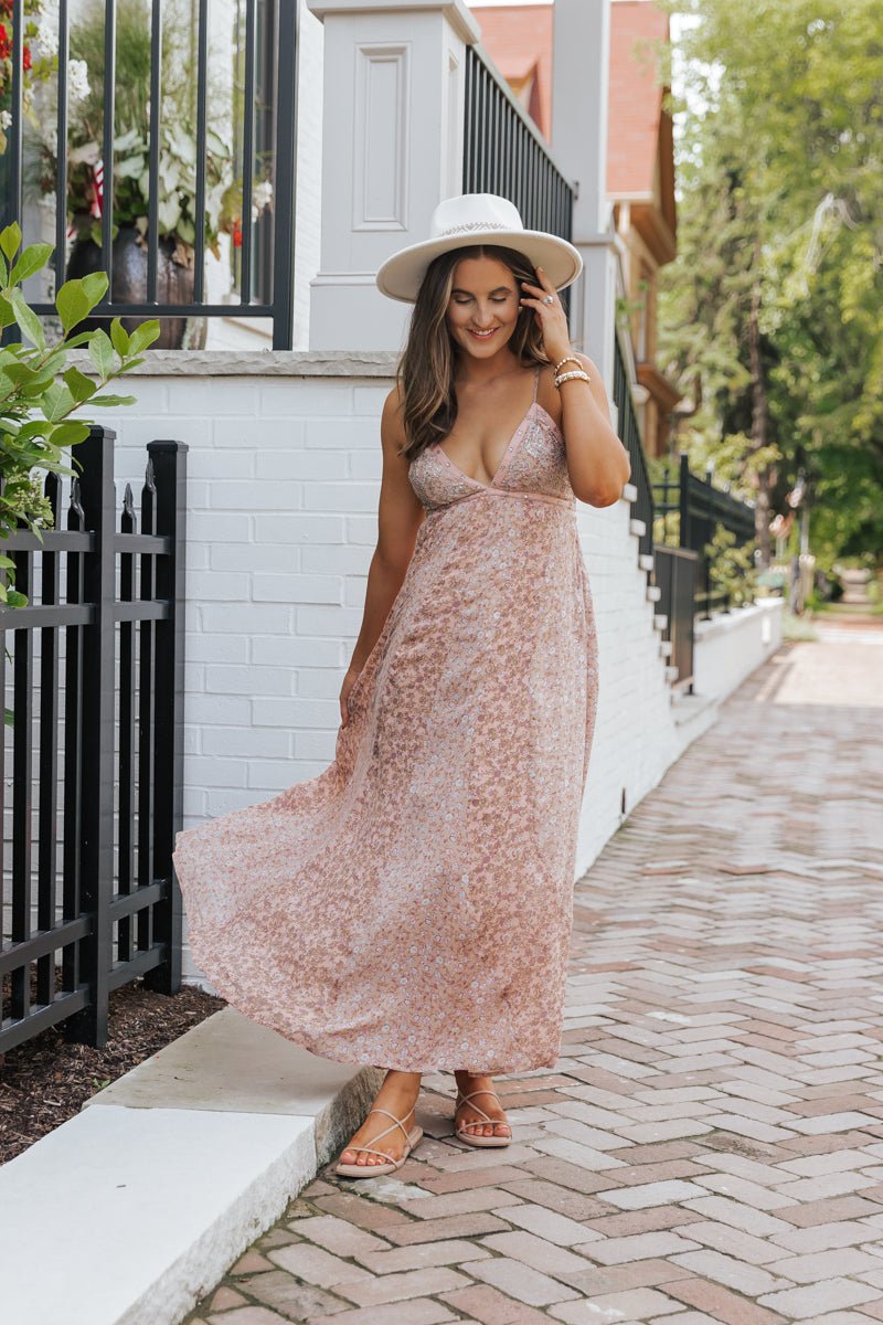 Free People Dusty Pink Forever Time Maxi Dress - Magnolia Boutique