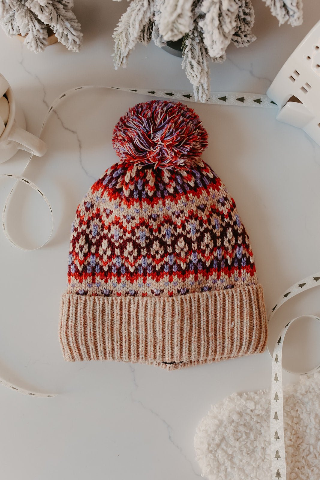 Free People First Frost Fairisle Pom Beanie - Magnolia Boutique