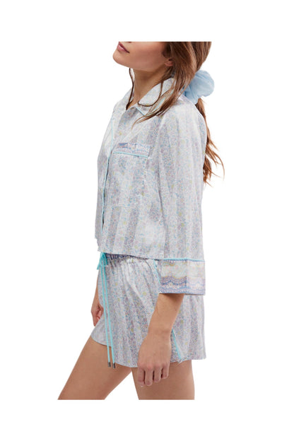 Free People Ivory Print Pillow Talk Pajama Set - Magnolia Boutique