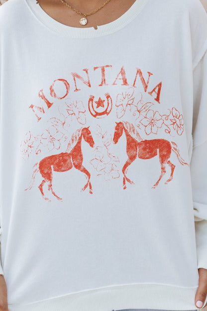 Free People Montana Graphic Camden Sweatshirt - Magnolia Boutique